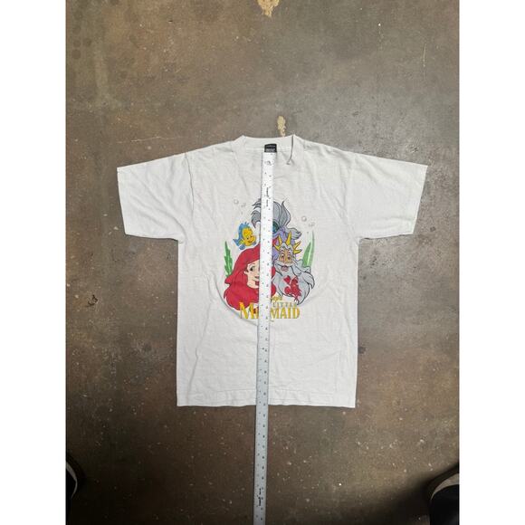 Vintage Disney The Little Mermaid T-Shirt Ariel Ursula King Triton Sebastian 90s - Picture 6 of 11